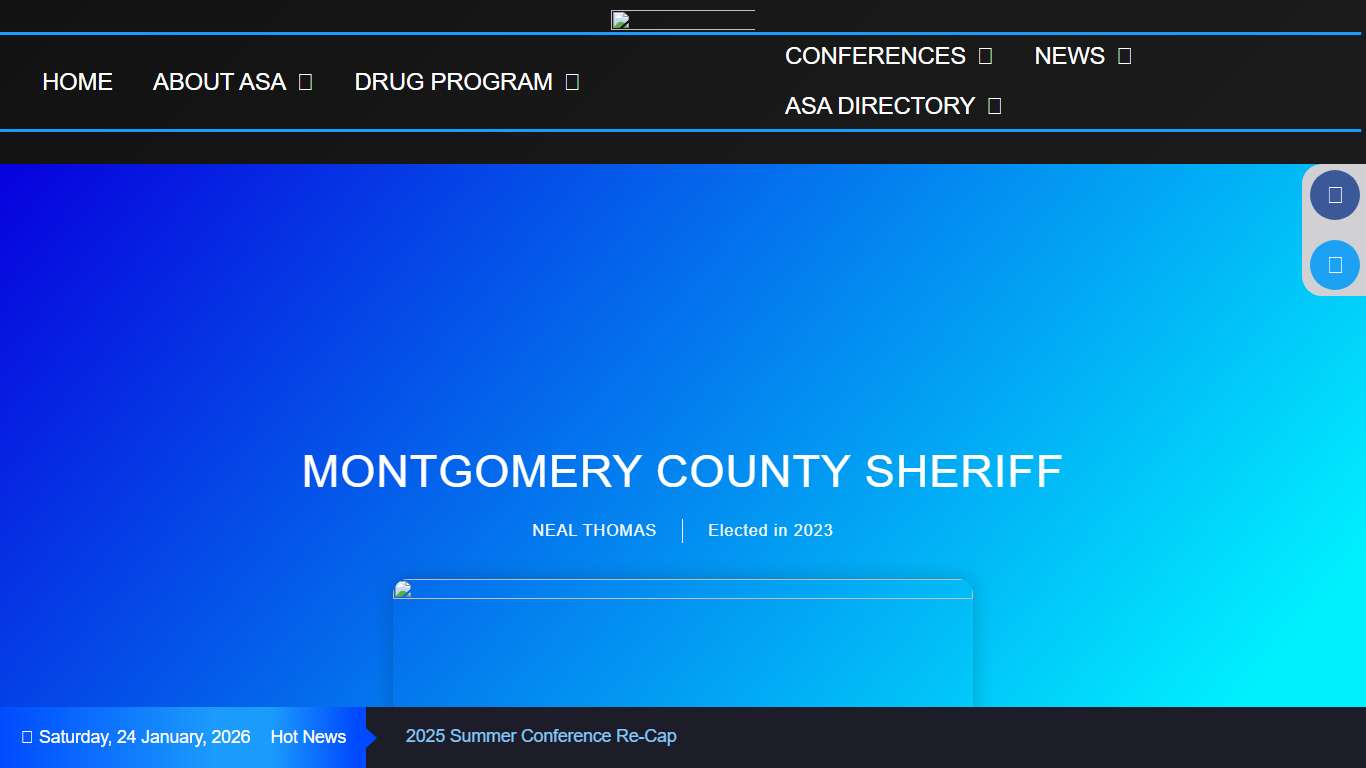 MONTGOMERY COUNTY SHERIFF – Arkansas Sheriff Association
